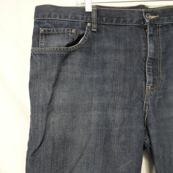 OLD NAVY - Loose | size 42 x 30 | Dark Wash Straight Leg Jeans - Picture 3 of 16